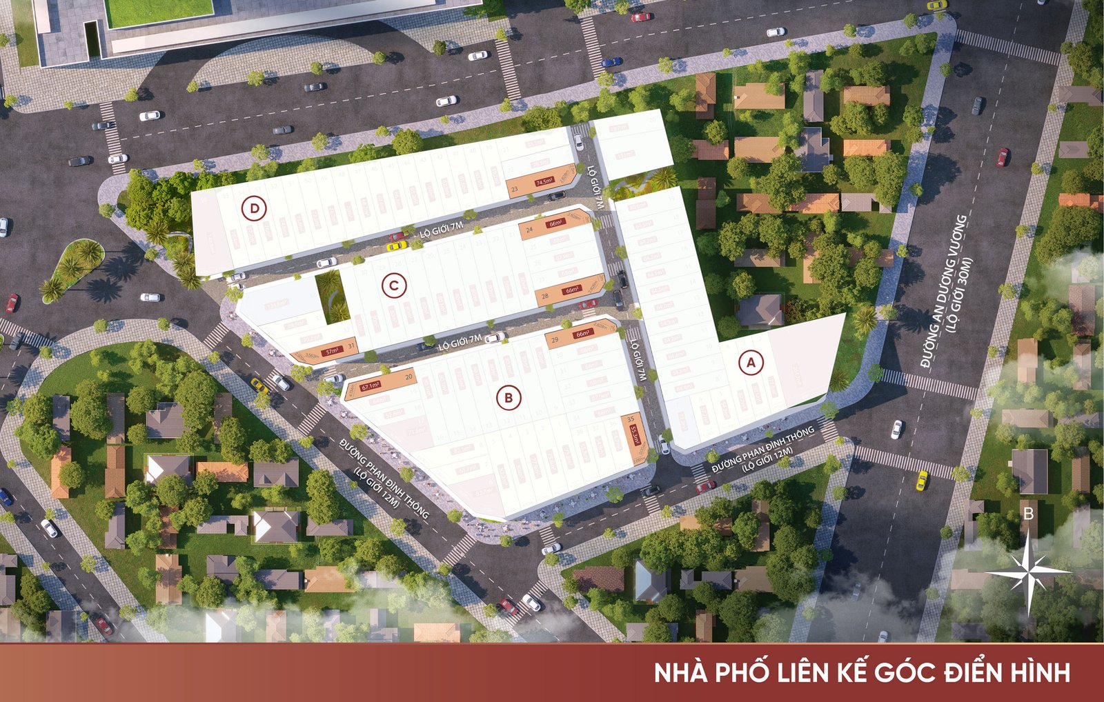Mặt tiền nhà phố thương mại The Sholi